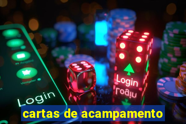 cartas de acampamento